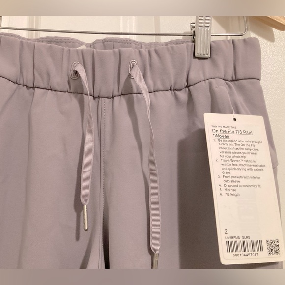 lululemon athletica Pants - NWT Lululemon On The Fly 7/8 High Rise Pant Size 2
